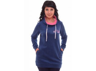 Толстовка женская 6-107г (синий) от компании Новое Кимоно, г. Иваново