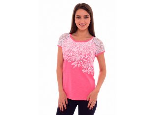 Блуза женская 6-112а (коралл) от компании Новое Кимоно, г. Иваново