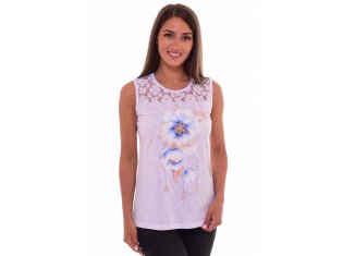 Футболка женская 6-114к (белый 3) от компании Новое Кимоно, г. Иваново