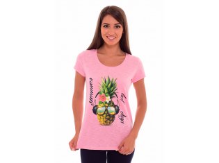 Блуза женская 6-121а (розовый) Ананас от компании Новое Кимоно, г. Иваново