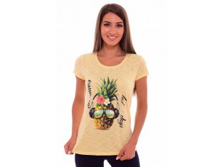 Блуза женская 6-121б (жёлтый) Ананас от компании Новое Кимоно, г. Иваново