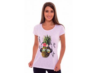 Блуза женская 6-121г (белый) Ананас от компании Новое Кимоно, г. Иваново