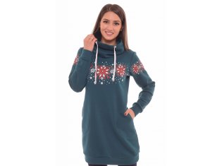 Толстовка женская 6-126и (зелёный) от компании Новое Кимоно, г. Иваново