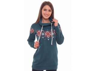 Толстовка женская 6-127и (зелёный) от компании Новое Кимоно, г. Иваново