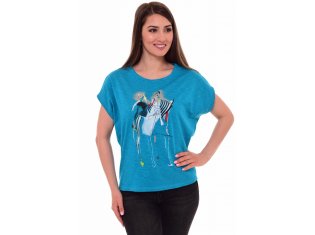 Футболка женская 6-143ж (изумруд) от компании Новое Кимоно, г. Иваново