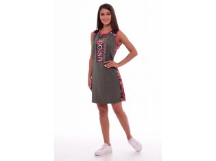 Туника женская 6-146 (хаки-меланж) от компании Новое Кимоно, г. Иваново