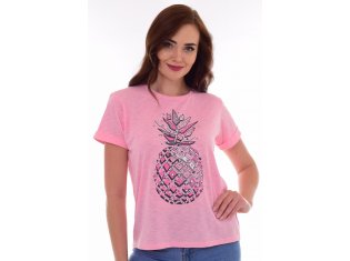 Футболка женская 6-173а (розовый) от компании Новое Кимоно, г. Иваново