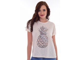 Футболка женская 6-173б (молоко) от компании Новое Кимоно, г. Иваново