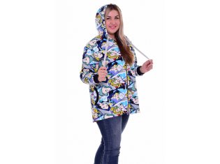 Толстовка женская 6-190д (василек) от компании Новое Кимоно, г. Иваново