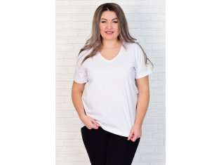 Футболка женская 6-195б (белый) от компании Новое Кимоно, г. Иваново