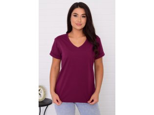 Футболка женская 6-199ж (марсала) от компании Новое Кимоно, г. Иваново