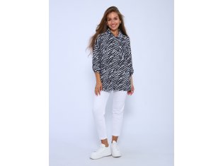 Рубашка женская 6-202 (зебра) от компании Новое Кимоно, г. Иваново