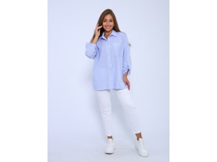 Рубашка женская 6-202а (голубой) от компании Новое Кимоно, г. Иваново