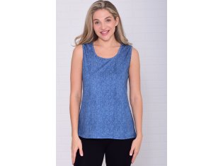 Майка женская 6-217 (голубой) от компании Новое Кимоно, г. Иваново