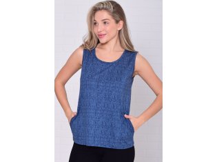 Майка женская 6-217б (черничный) от компании Новое Кимоно, г. Иваново