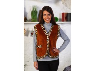 Жилет женский 6-36б Комфорт (коричневый) от компании Новое Кимоно, г. Иваново