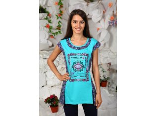 Туника женская 6-56г (мята) от компании Новое Кимоно, г. Иваново