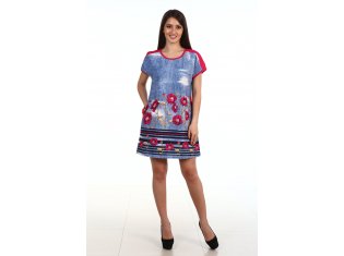 Туника женская 6-88г (деним) от компании Новое Кимоно, г. Иваново