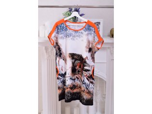 Туника женская 6-88м (оранж) от компании Новое Кимоно, г. Иваново