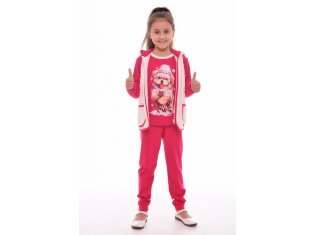 Пижама детская 7-116д (малина+молоко) от компании Новое Кимоно, г. Иваново