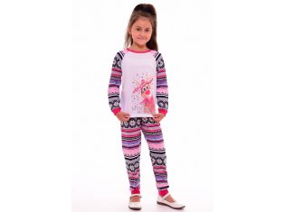 Пижама детская 7-118б (малина+розовый) от компании Новое Кимоно, г. Иваново