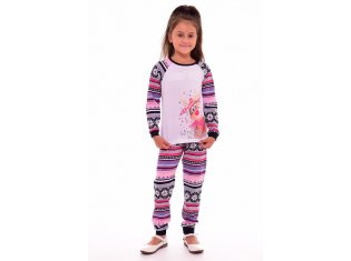 Пижама детская 7-118в (синий+розовый) от компании Новое Кимоно, г. Иваново