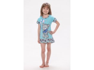 Туника детская 7-125 (голубой) от компании Новое Кимоно, г. Иваново