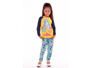 Пижама детская 7-128б (голубой) от компании Новое Кимоно, г. Иваново