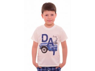 Футболка детская 7-137 (молоко) от компании Новое Кимоно, г. Иваново