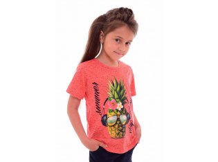 Футболка детская 7-138в (коралл) от компании Новое Кимоно, г. Иваново