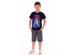 Костюм детский 7-140 (синий) Парус от компании Новое Кимоно, г. Иваново