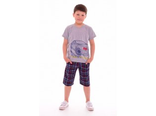 Костюм детский 7-141а (серый-меланж) от компании Новое Кимоно, г. Иваново