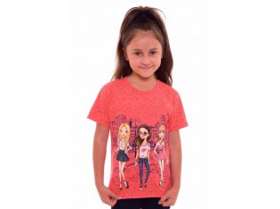 Футболка детская 7-146 (коралл) от компании Новое Кимоно, г. Иваново