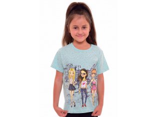 Футболка детская 7-146в (ментол) от компании Новое Кимоно, г. Иваново