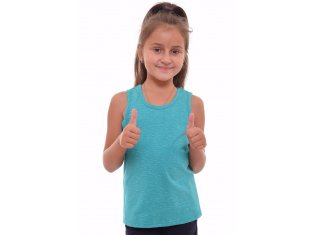 Майка детская 7-155д (изумруд+белый) от компании Новое Кимоно, г. Иваново