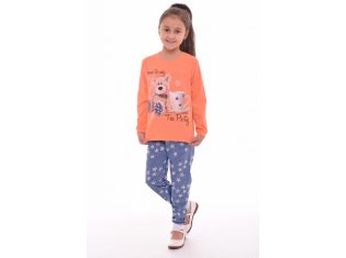 Пижама детская 7-164а (коралл) от компании Новое Кимоно, г. Иваново