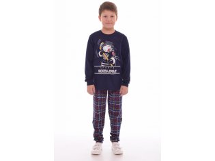 Пижама детская 7-170б (синий) от компании Новое Кимоно, г. Иваново