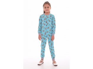 Пижама детская 7-178в (голубой), комбинезон от компании Новое Кимоно, г. Иваново