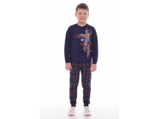 Костюм детский 7-179а (тёмно-синий) от компании Новое Кимоно, г. Иваново