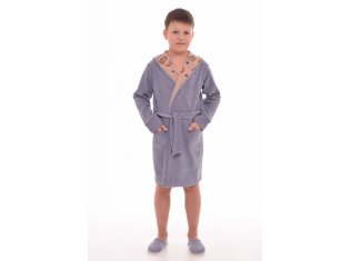 Халат детский 7-180 (серый) от компании Новое Кимоно, г. Иваново