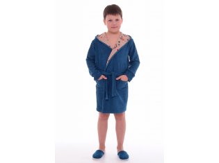 Халат детский 7-180а (изумруд) от компании Новое Кимоно, г. Иваново