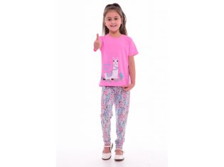 Пижама детская 7-189а (розовый) от компании Новое Кимоно, г. Иваново