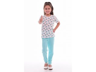 Пижама детская 7-191 (ментол) от компании Новое Кимоно, г. Иваново