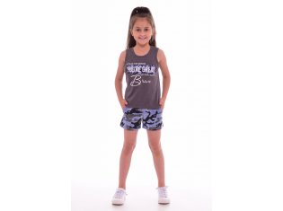 Костюм детский 7-198 (антрацит-меланж+индиго) от компании Новое Кимоно, г. Иваново