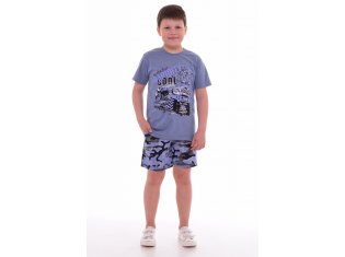 Костюм детский 7-200 (индиго-меланж) от компании Новое Кимоно, г. Иваново