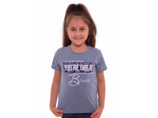 Футболка детская 7-208б (индиго-меланж) от компании Новое Кимоно, г. Иваново