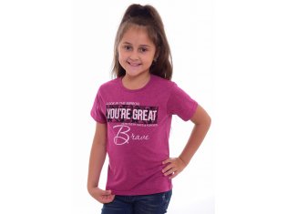 Футболка детская 7-208д (малина-меланж) от компании Новое Кимоно, г. Иваново