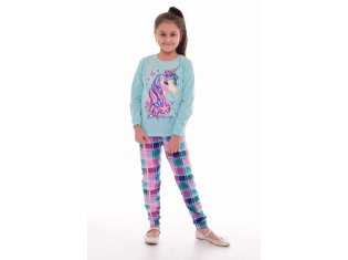 Пижама детская 7-251а (мята) от компании Новое Кимоно, г. Иваново