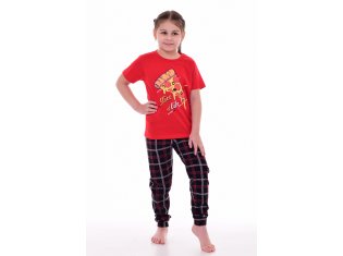 Пижама детская 7-286 (красный), Пепперони от компании Новое Кимоно, г. Иваново
