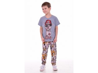 Пижама детская 7-290 (серый), Лама от компании Новое Кимоно, г. Иваново